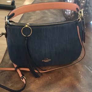 Coach denim purse